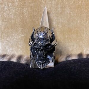 Men's Gothic Silver Stainless Skull Ring